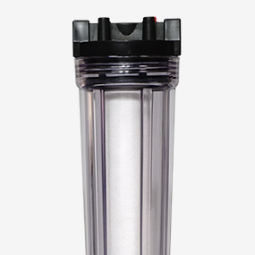 clear housing for water filter